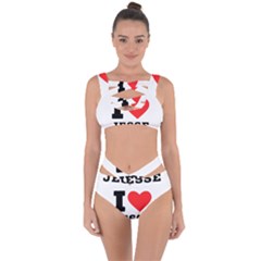 I Love Jesse Bandaged Up Bikini Set  by ilovewhateva