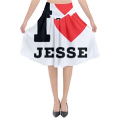 I Love Jesse Flared Midi Skirt by ilovewhateva