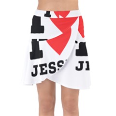 I Love Jesse Wrap Front Skirt by ilovewhateva