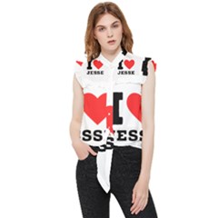 I Love Jesse Frill Detail Shirt by ilovewhateva