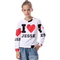 I love jesse Kids  Long Sleeve Tee with Frill  View1