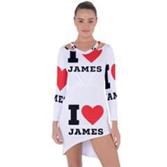 I Love James Asymmetric Cut-out Shift Dress by ilovewhateva