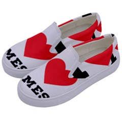 I Love James Kids  Canvas Slip Ons by ilovewhateva