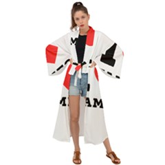 I Love James Maxi Kimono by ilovewhateva