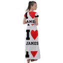 I love James Flutter Sleeve Maxi Dress View2