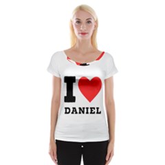 I Love Daniel Cap Sleeve Top by ilovewhateva