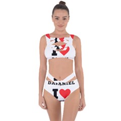 I Love Daniel Bandaged Up Bikini Set  by ilovewhateva