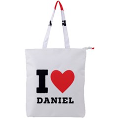 I Love Daniel Double Zip Up Tote Bag by ilovewhateva