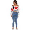 I love Daniel Long Sleeve Crinkled Weave Crop Top View4