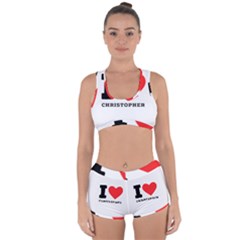 I Love Christopher  Racerback Boyleg Bikini Set by ilovewhateva