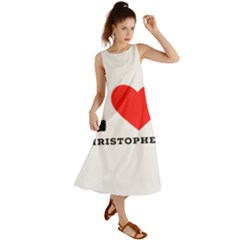 I Love Christopher  Summer Maxi Dress by ilovewhateva