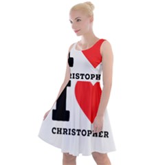 I Love Christopher  Knee Length Skater Dress by ilovewhateva