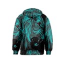 Angry Male Lion Predator Carnivore Kids  Pullover Hoodie View2