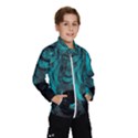 Angry Male Lion Predator Carnivore Kids  Windbreaker View1