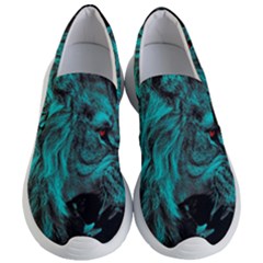 Angry Male Lion Predator Carnivore Women s Lightweight Slip Ons by Semog4