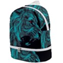 Angry Male Lion Predator Carnivore Zip Bottom Backpack View1