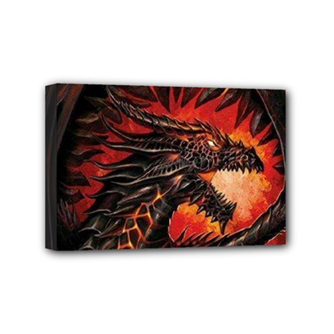 Dragon Fire Mini Canvas 6  X 4  (stretched) by Semog4