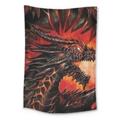 Dragon Fire Large Tapestry by Semog4