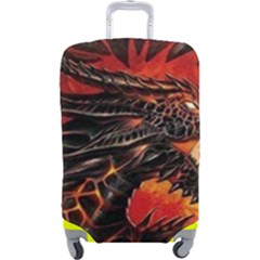 Dragon Fire Luggage Cover (large) by Semog4