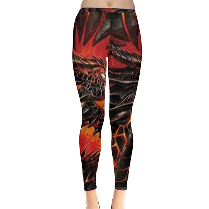 Dragon fire Inside Out Leggings