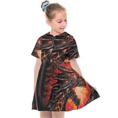 Dragon Fire Kids  Sailor Dress by Semog4