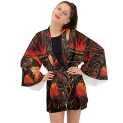 Dragon Fire Long Sleeve Kimono by Semog4