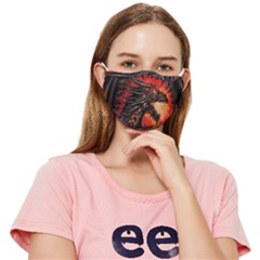 Dragon Fire Fitted Cloth Face Mask (adult) by Semog4