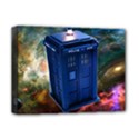 The Police Box Tardis Time Travel Device Used Doctor Who Deluxe Canvas 16  x 12  (Stretched)  View1