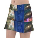 The Police Box Tardis Time Travel Device Used Doctor Who Classic Tennis Skirt View1