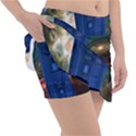 The Police Box Tardis Time Travel Device Used Doctor Who Classic Tennis Skirt View3