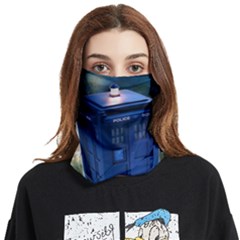 The Police Box Tardis Time Travel Device Used Doctor Who Face Covering Bandana (two Sides) by Semog4