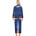 The Police Box Tardis Time Travel Device Used Doctor Who Womens  Long Sleeve Velvet Pocket Pajamas Set View2