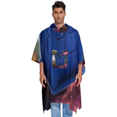 The Police Box Tardis Time Travel Device Used Doctor Who Men s Hooded Rain Ponchos by Semog4