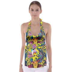 Psychedelic Rock Jimi Hendrix Babydoll Tankini Top by Semog4