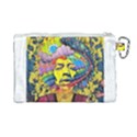 Psychedelic Rock Jimi Hendrix Canvas Cosmetic Bag (Large) View2