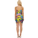 Psychedelic Rock Jimi Hendrix Wrap Tie Front Dress View4