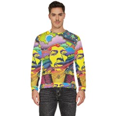 Psychedelic Rock Jimi Hendrix Men s Fleece Sweatshirt by Semog4