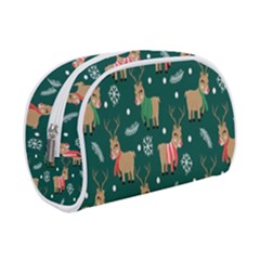 Cute Christmas Pattern Doodle Make Up Case (small) by Semog4