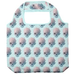 Skull Foldable Grocery Recycle Bag by littlepink