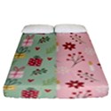 Flat Christmas Pattern Collection Fitted Sheet (California King Size) View1