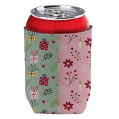 Flat Christmas Pattern Collection Can Holder