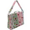 Flat Christmas Pattern Collection Box Up Messenger Bag View2