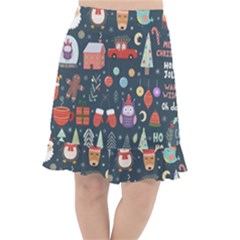 Vector Set Cute Christmas Elements Santa-penguin Deer Bear Fox Owl Trees Snowman Bird Angel More Fishtail Chiffon Skirt