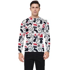 Cute Christmas Seamless Pattern Vector Men s Long Sleeve Rash Guard by Semog4