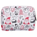 Christmas Themed Seamless Pattern Make Up Pouch (Medium) View2