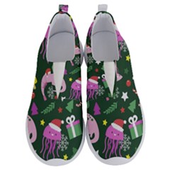 Colorful Funny Christmas Pattern No Lace Lightweight Shoes by Semog4