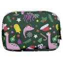 Colorful Funny Christmas Pattern Make Up Pouch (Small) View2