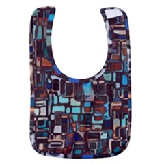 Stained Glass Mosaic Abstract Baby Bib by Semog4