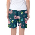 Pattern Christmas Funny Women s Basketball Shorts View2