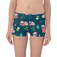 Pattern Christmas Funny Boyleg Bikini Bottoms by Semog4